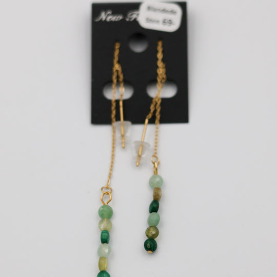 Øreringe med blandede sten