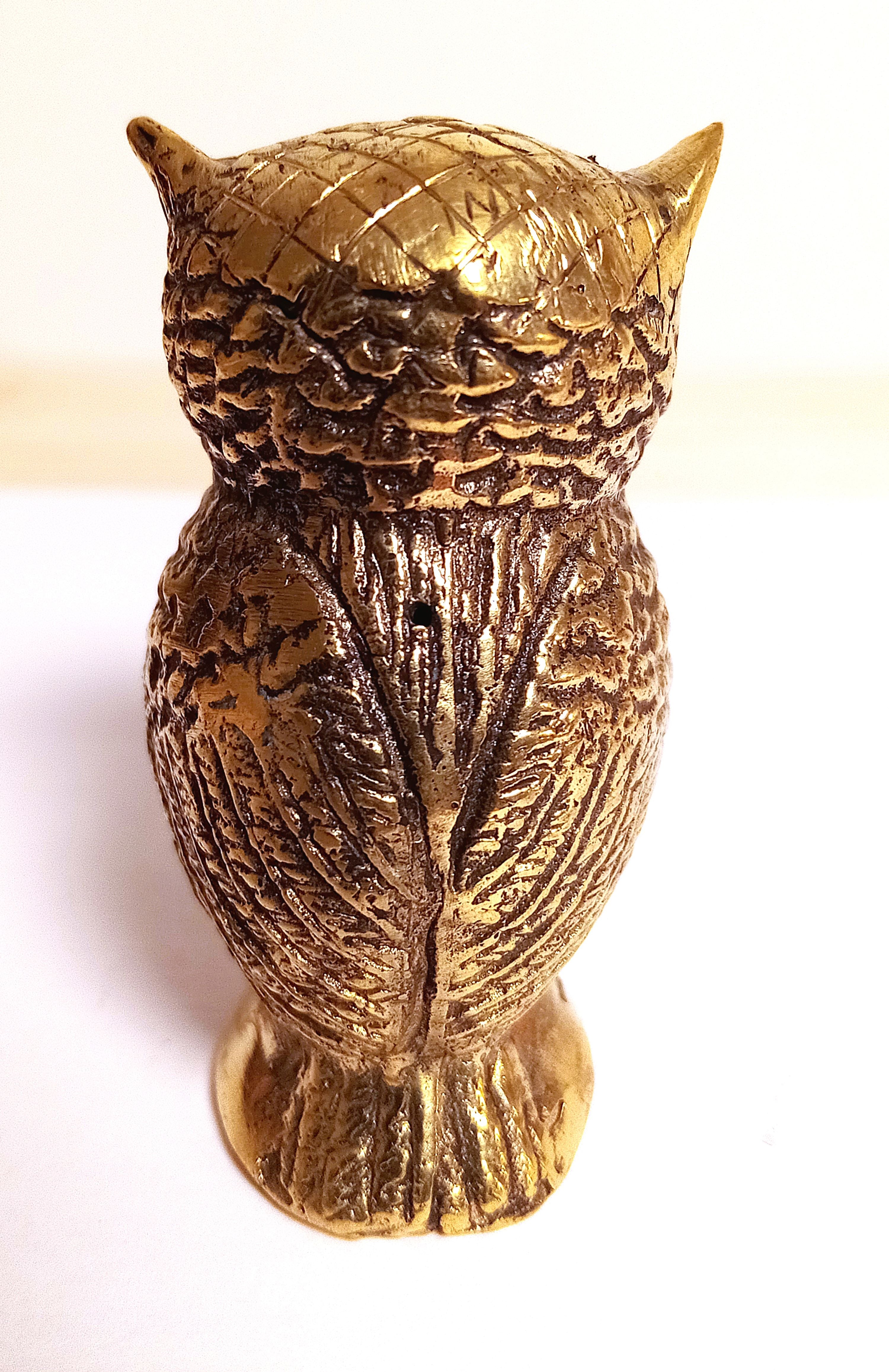En Ugle - Messing  (6 cm.)