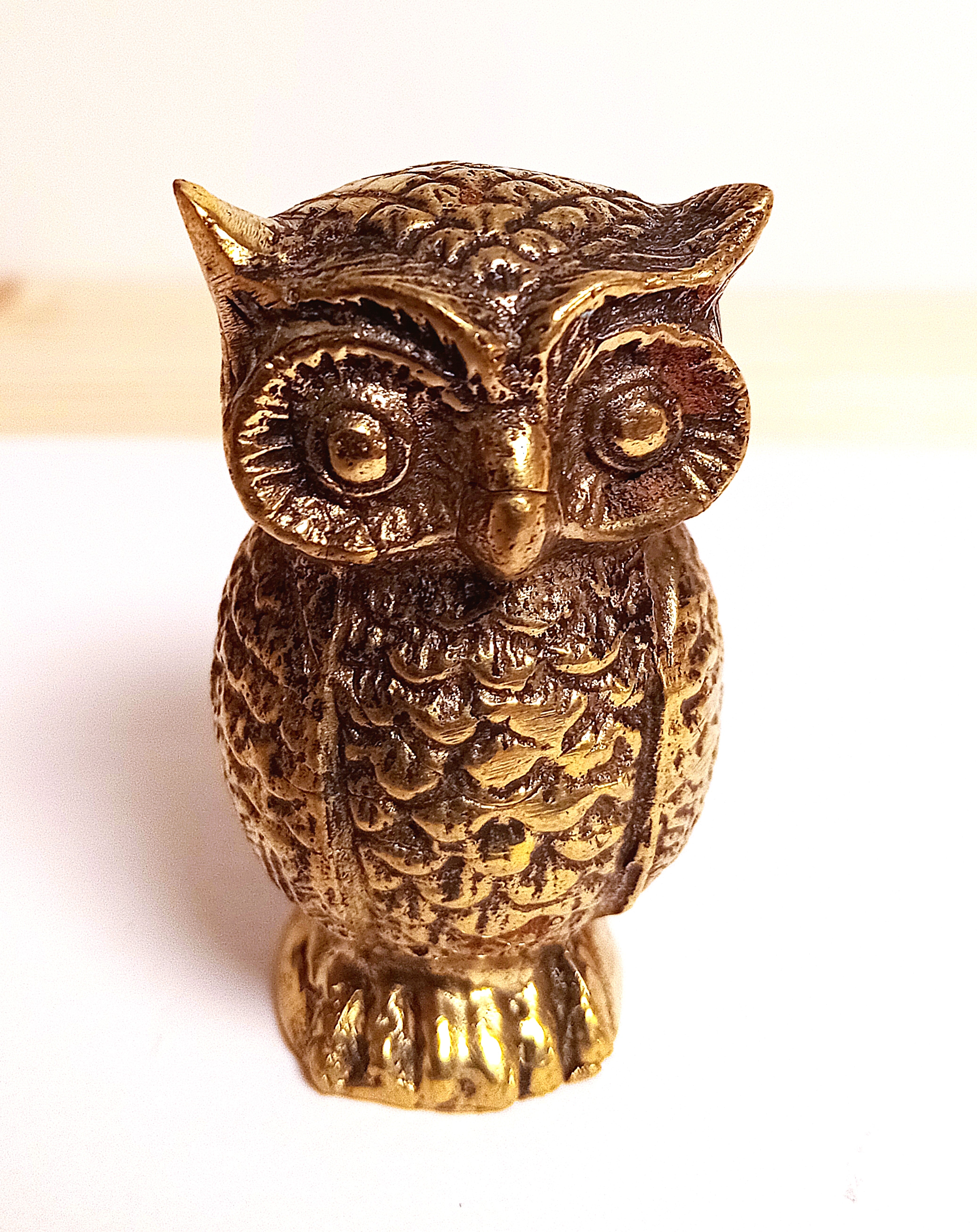 En Ugle - Messing  (6 cm.)
