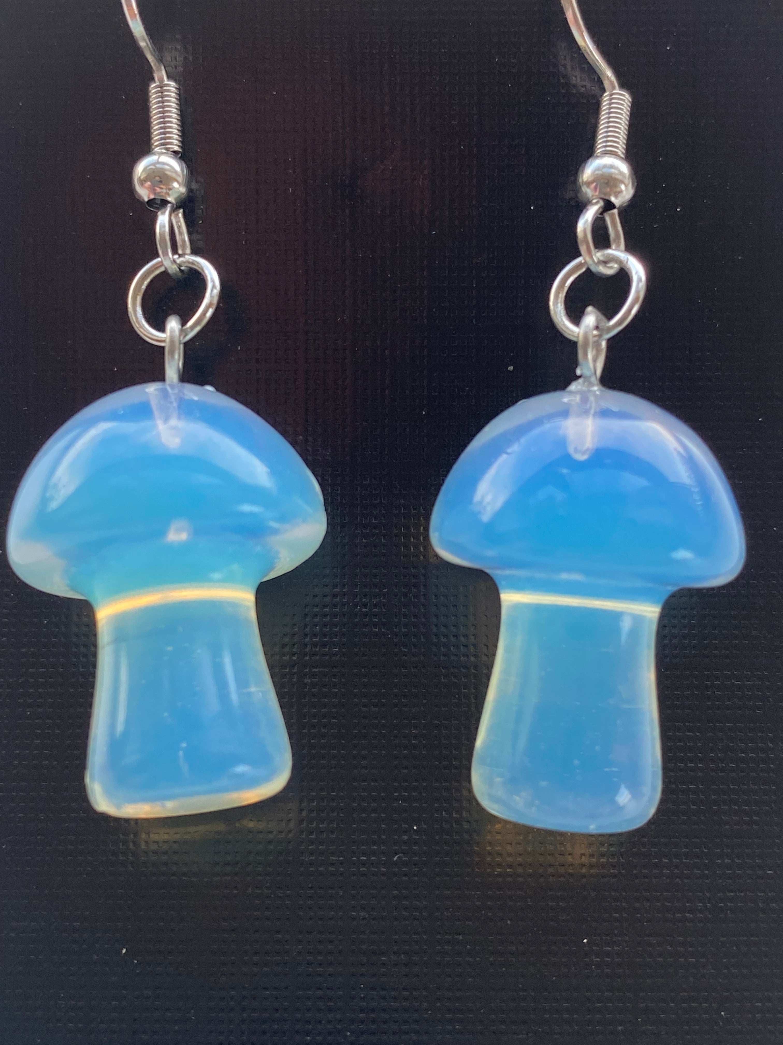 Ørering svamp opal glas - fremstillet