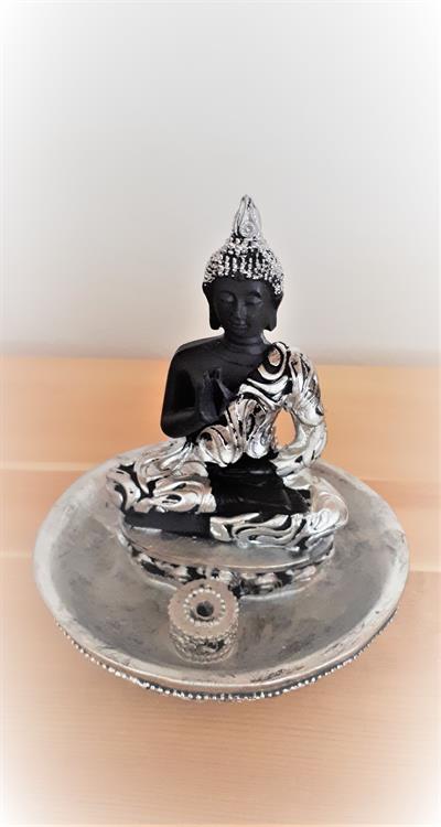 BUDDHA RØGELSESHOLDER- 11 CM